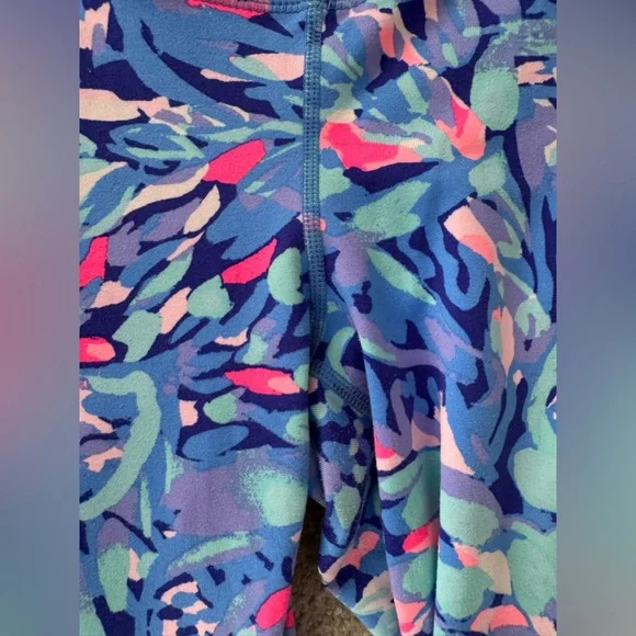 Lilly Pulitzer Luxletic Womens Athletic Cropped Leggings - Picture 4 of 5